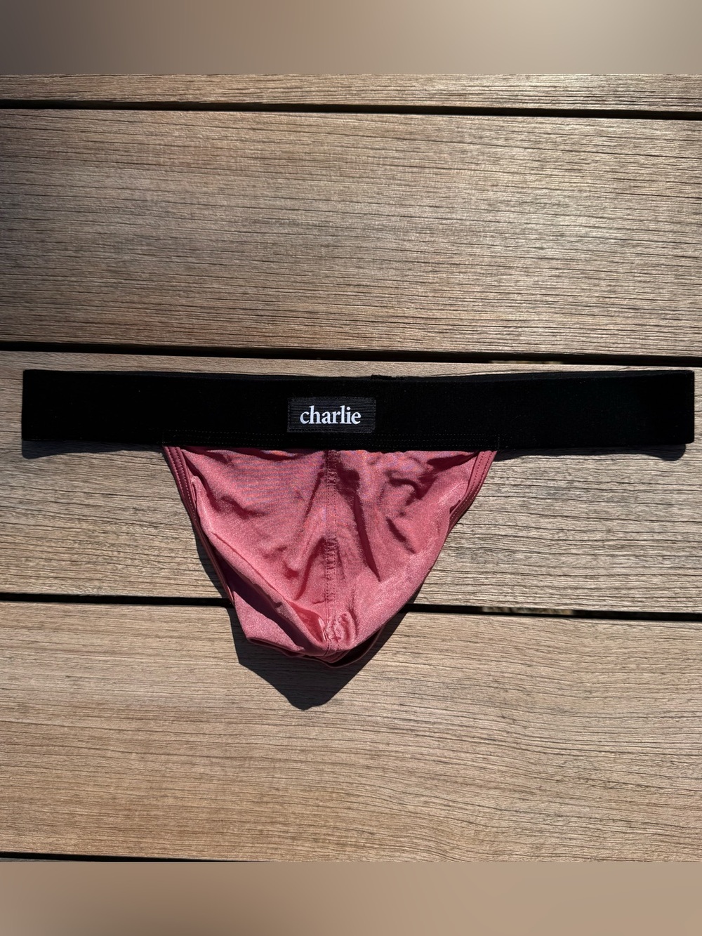 Charlie by MZ Classic Thong Pink Midnight Collection Large